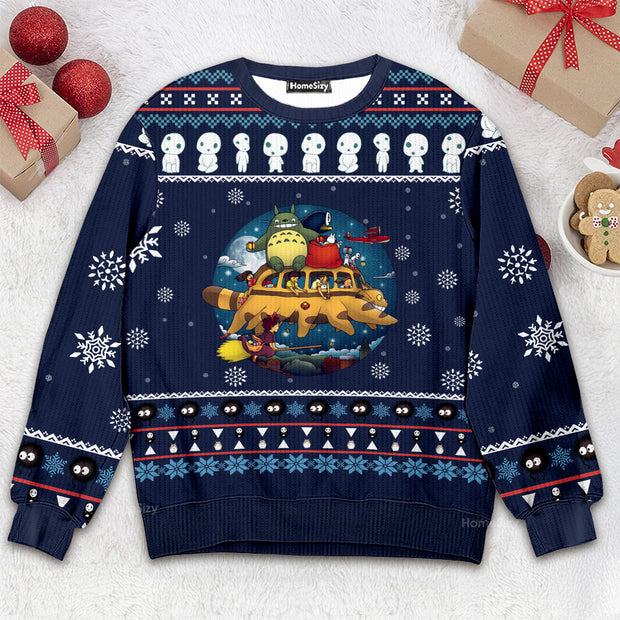 Totoro Christmas Ugly Sweater QT212377Hj