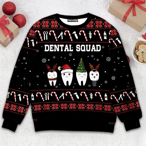 Dental Squad - Christmas Gift For Adults - 3D Ugly Christmas Sweater QT309231