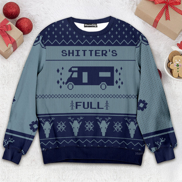 3D Shitters Full Christmas Ugly Sweater QT211394Hf