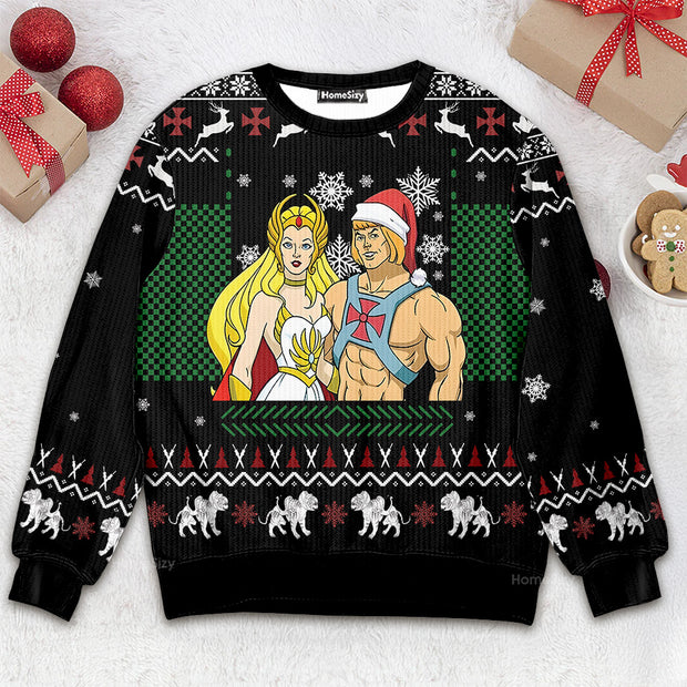 Heman Shera Christmas Ugly Sweater QT210705Hj