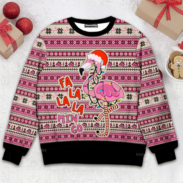 Flamingo - Christmas Gift For Adults - 3D Ugly Christmas Sweater QT309773