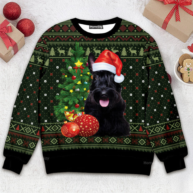 Scottish Terrier Cute - Christmas Gift For Dog Lovers - 3D Ugly Christmas Sweater QT309457