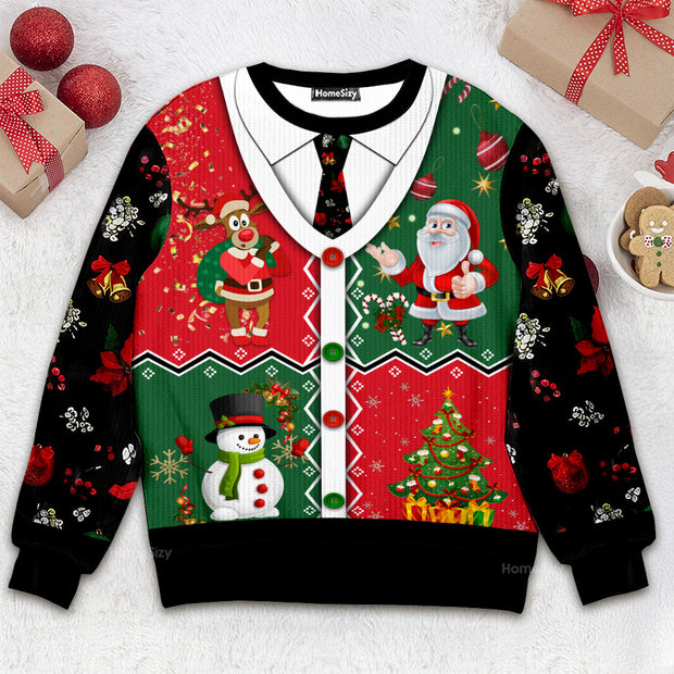 Christmas Cardigan - Christmas Gift For Adults - 3D Ugly Christmas Sweater QT309559