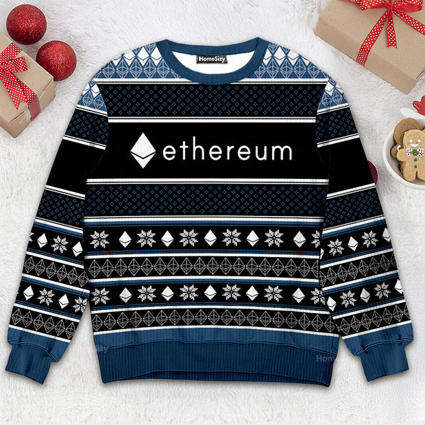 3D Ethereum Christmas Custom Cosplay Sweatshirt Apparel QT211721Hf