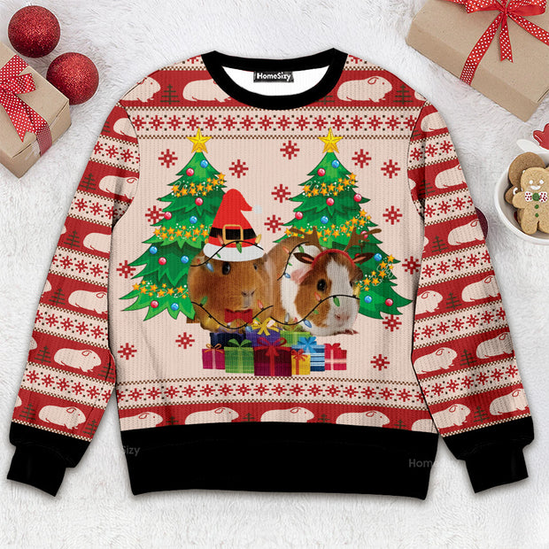Guinea Pig Love - Christmas Gift For Adults - 3D Ugly Christmas Sweater QT309431