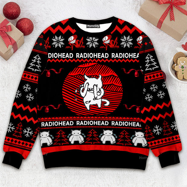 Radiohead - Christmas Gift For Adults - 3D Ugly Christmas Sweater QT309403