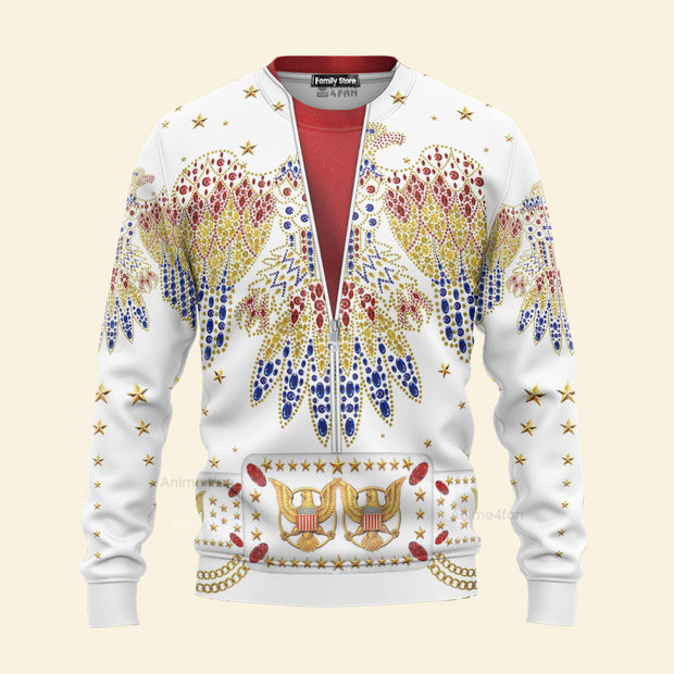 Elvis Costumes Christmas Ugly Sweater PT312009