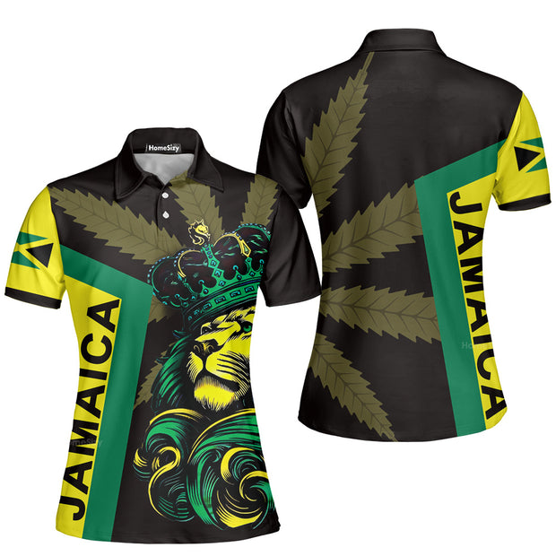 Jamaica Lion Polo Shirts T-shirt HD03601 QT303018La