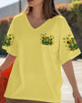Make Memories with the Right People Cute Peaceful Frogs and Sunflowers AOP Shirts _4_ YGkyY