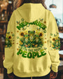 Make Memories with the Right People Cute Peaceful Frogs and Sunflowers AOP Shirts _7_ OsR6o