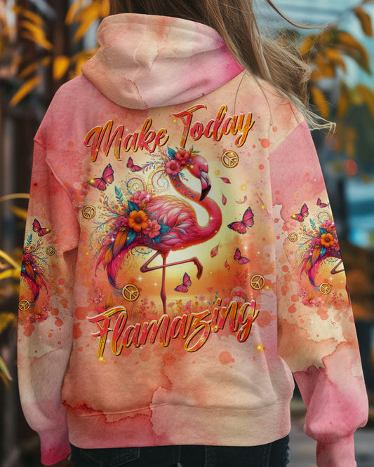 Make Today Flamazing Flamingo Pink Boho Tie Dye AOP Shirts _10_ rEdPI