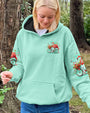 Make Today Flamazing Flamingo on Bicycle with Flower Graphic for Women AOP Shirts _6_ CHcjZ