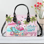 Make Today Flamazing Pink Flamingo SummerBeach Leather Bag for Women _3_ JUTxW