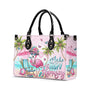 Make Today Flamazing Pink Flamingo SummerBeach Leather Bag for Women _5_ 7dLCt