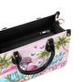 Make Today Flamazing Pink Flamingo SummerBeach Leather Bag for Women _7_ Z77PJ