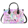 Make Today Flamazing Pink Flower Flamingo Hippie Leather Bag Gift for Women _9_ XNdXy