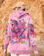 Make Today Flamazing Pink Tie Dye Flamingo Inspirational AOP Shirts _9_ rBYRv