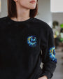 May You Touch Dragonflies and Stars Dragonflies and Moon Floral Graphic AOP Shirts _2_ UDQpV