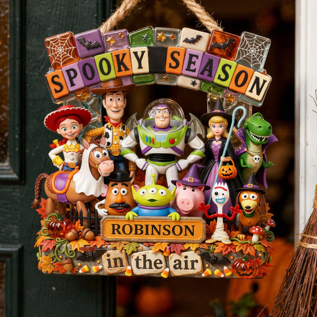 Spooky Season Acrylic Sign - Personalized Shape Metal Sign - Gifts For Halloween