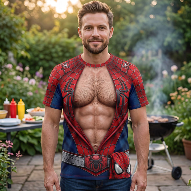 The Unzipped Hero 3D Shirt - Personalized 3D Shirt - Funny Gift For Movies Fans