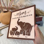 Mom Everything We Are You Helped Us To Be Mother_S Day Personalized Wooden Plaque 2
