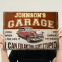 My Garage My Rules I Can Fix Anything Except Stupid Personalized Metal Sign_2_5f0930f6 17c4 4eb2 879e 2d8e401cf56f