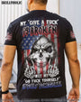 My Give a F Is Broken but My go F Yourself is Fully Funtional Patriotic Skull Flag AOP Shirts _1_ tKtd7