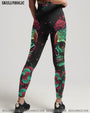 My Give a F is Broken but My go F yourself is fully Funtional Skull Colorful Floral AOP Shirts _2_ rSFFz
