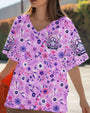 Never Lose Your Sense of Wonder Purple VW Hippie Car AOP Shirts _3_ xyoma