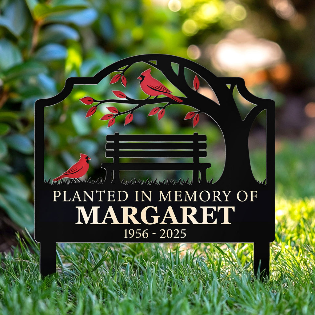 Not A Day Goes By That You Are Not Missed Personalized Metal Garden Stake_1
