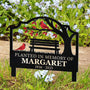 Not A Day Goes By That You Are Not Missed Personalized Metal Garden Stake_5