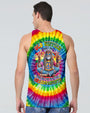 Old Hippies Dont Die Crazy Grandparents Funny Tie Dye Hippie Peace Sign AOP Shirts _7_ c7jFS