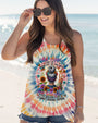 Old Hippies Dont Die The Laughter Tie Dye Retro Peace and Flowers AOP Shirts _11_ luxx4