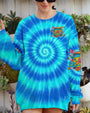 Older Now But I_E2_80_99m Still Runnin_E2_80_99 Against the Wind Blue Tie Dye Peace Van AOP Shirts _9_ XG7WD