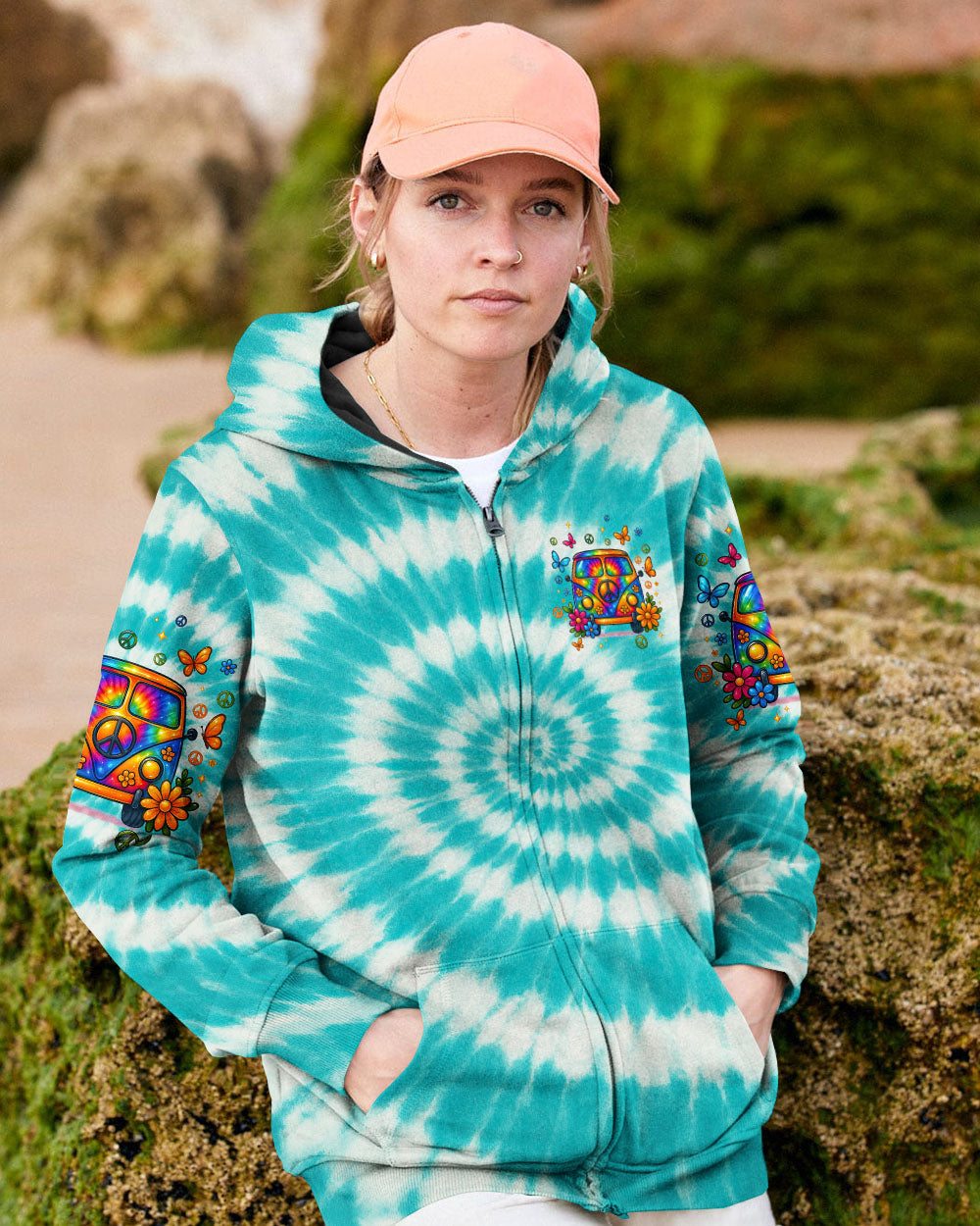 Older Now But I_E2_80_99m Still Runnin_E2_80_99 Against the Wind Hippie Bus Tie Dye Graphic AOP Shirts _11_ bXaf8
