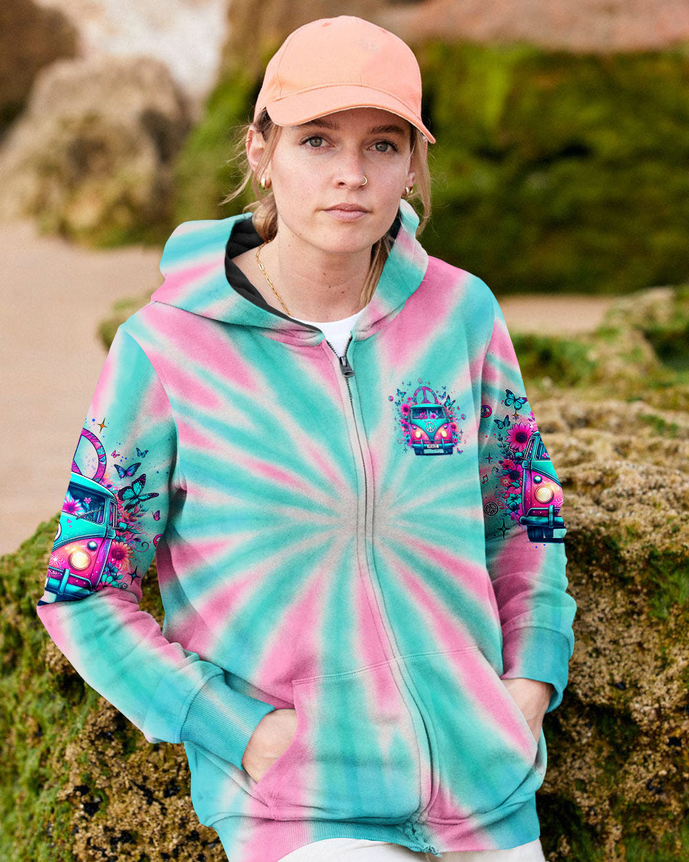 Older Now But I_E2_80_99m Still Runnin_E2_80_99 Against the Wind Hippie Van Tie Dye Design AOP Shirts _11_ CqVWT