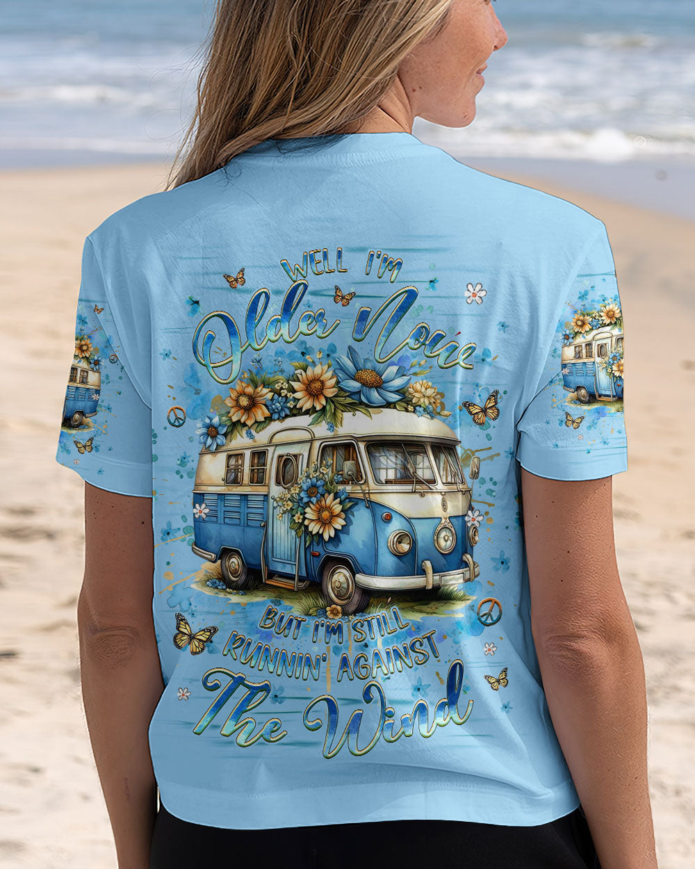 Older Now But Im Still Runnin Against The Wind Retro VW Van AOP Shirts _13_ Gu7kE