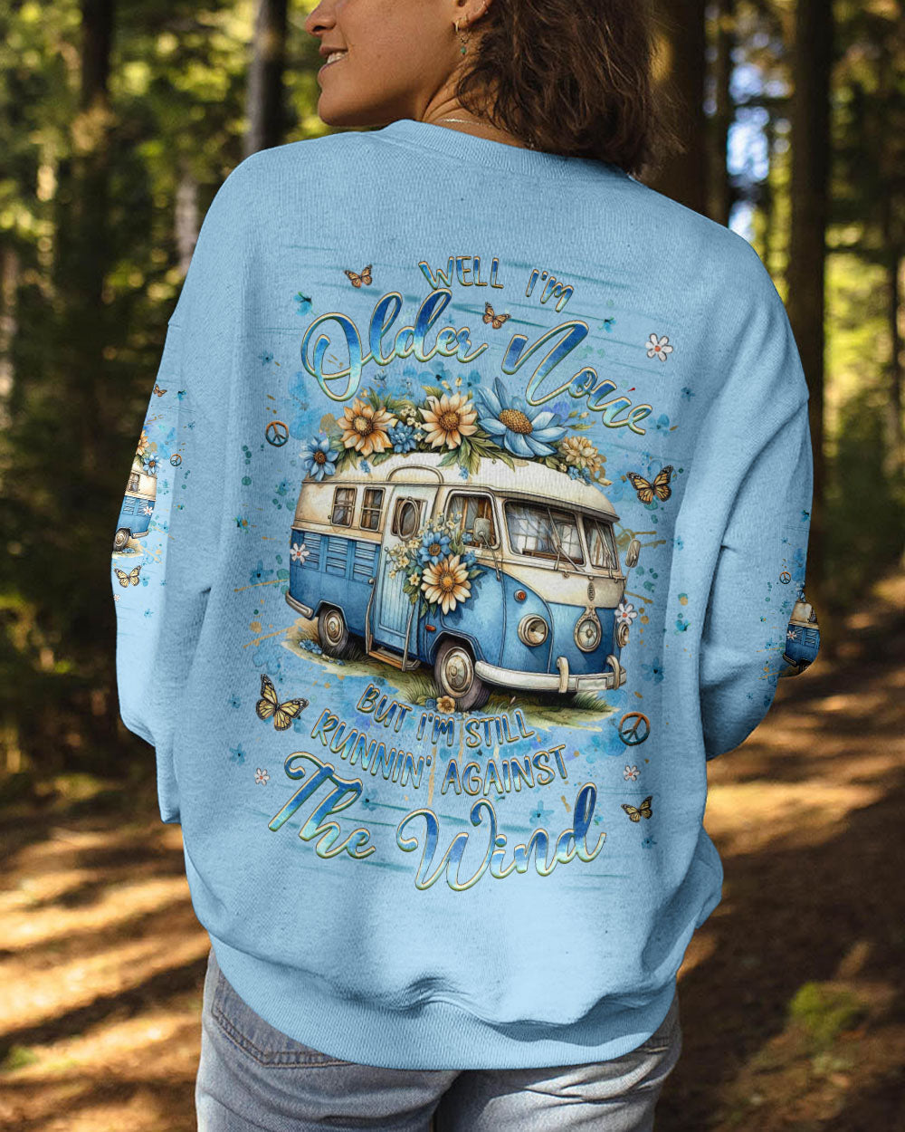 Older Now But Im Still Runnin Against The Wind Retro VW Van AOP Shirts _3_ WTauN