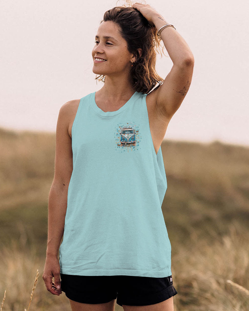 Older Now But Im Still Runnin Against The Wind Vintage VW Van AOP Shirts _13_ FSL6J