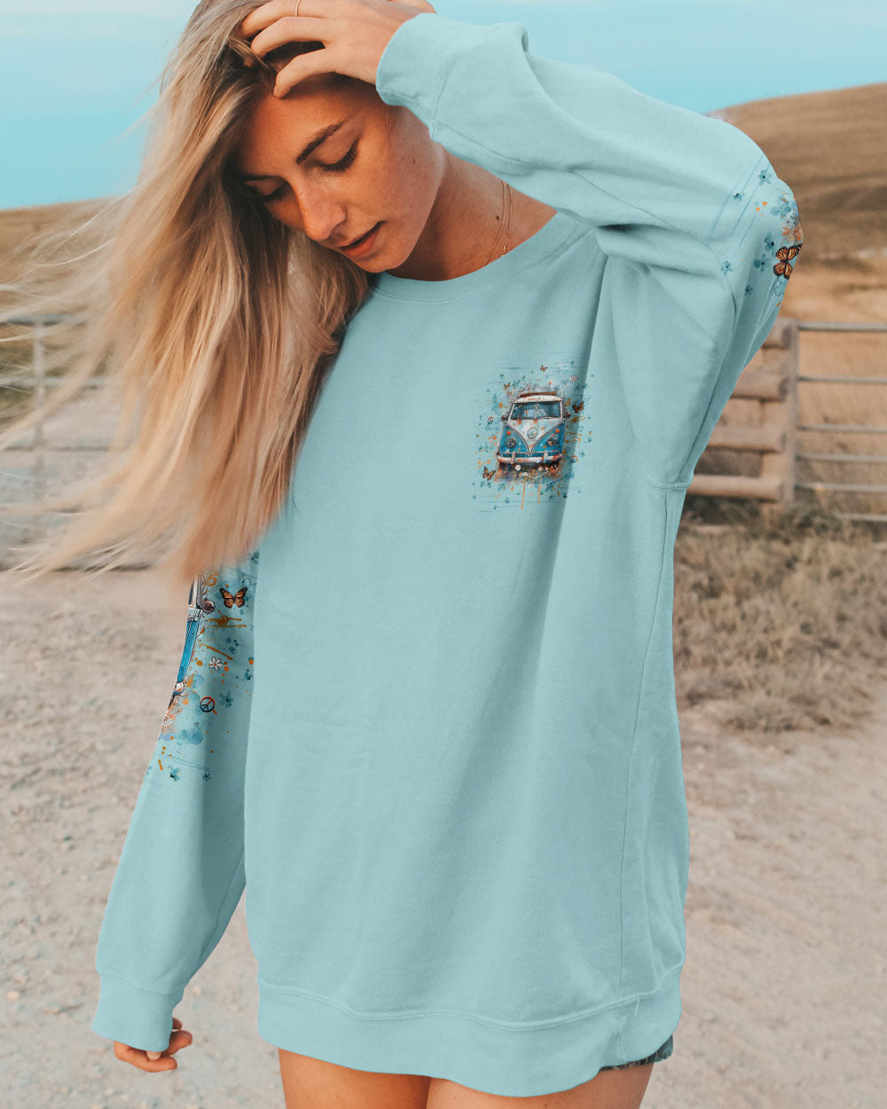 Older Now But Im Still Runnin Against The Wind Vintage VW Van AOP Shirts _9_ 0Uz4O