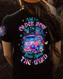 Older Now But Im Still Runnin_E2_80_99 Against The Wind Retro Floral Car AOP Shirts _12_ wP1Di