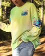 Older Now But Im Still Running Against The Wind Blue Hippie Car Floral AOP Shirts _2_ fHFLw