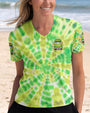 Older Now But Im Still Running Against The Wind Green Tie Dye Hippie Van AOP Shirts _2_ qRklv