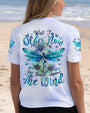 Older Now But Still Runnin Against the Wind Blue Dragonfly Floral AOP Shirts _13_ 3nxYW