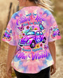 Older Now But Still Runnin Against the Wind Tie Dye Purple VW Bug AOP Shirts _3_ ezSOO