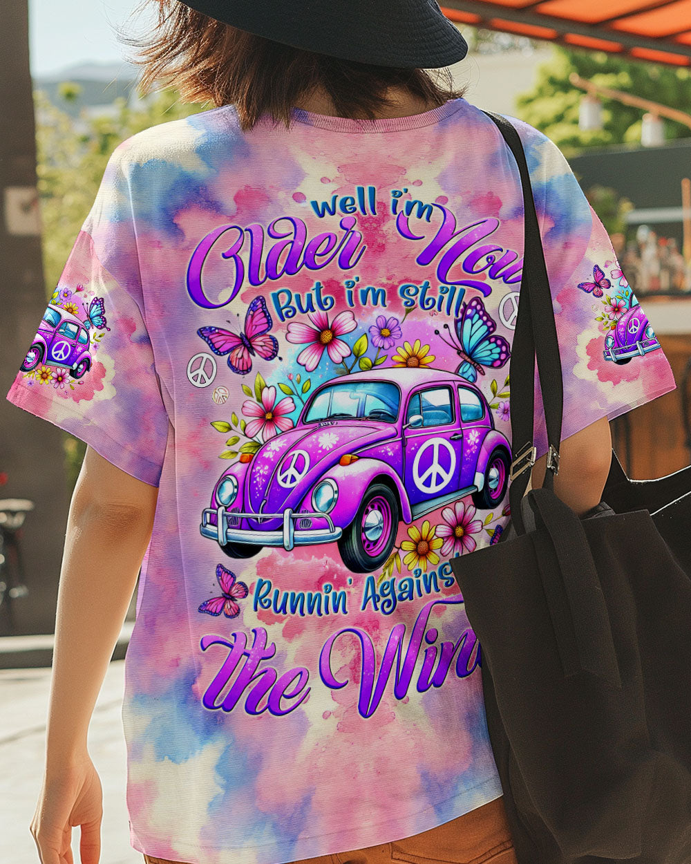 Older Now But Still Runnin Against the Wind Tie Dye Purple VW Bug AOP Shirts _5_ GoOX9