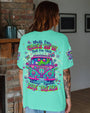 Older Now But Still Running Against The Wind Funny Frog Peace Van Design AOP Shirts _5_ vFUcz