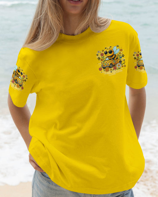 Older Now But Still Running Against The Wind Peace and Love Flower Power AOP Shirts _10_ cQYKO
