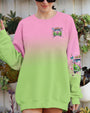Older Now But Still Running Against The Wind Pink Green Peace Van and Floral Design AOP Shirts _2_ wf6lo
