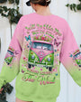Older Now But Still Running Against The Wind Pink Green Peace Van and Floral Design AOP Shirts _3_ n8Axl
